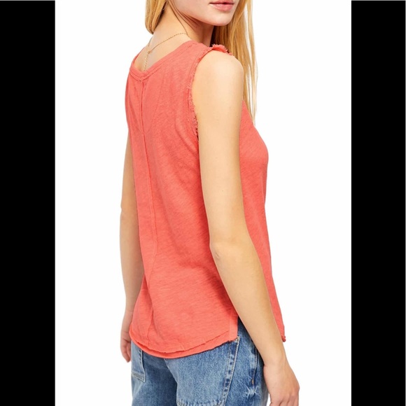 Free People Vacay Linen Blend Tank Top - Picture 2 of 10